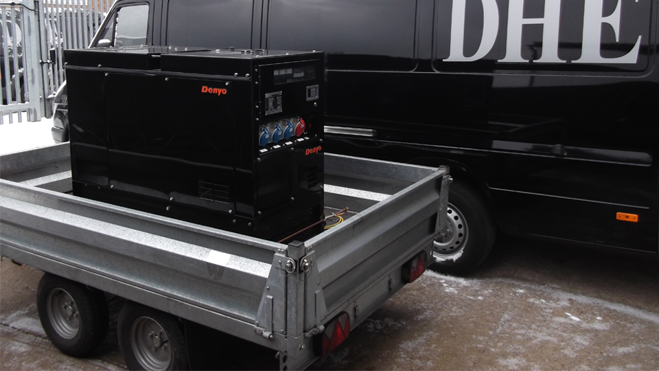 Worcestershire Stage Hire 12.5KVA Generator